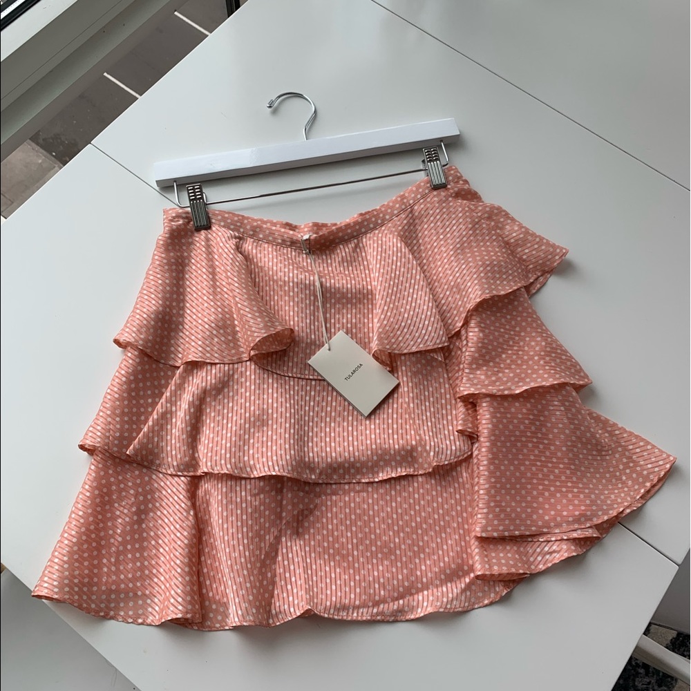 Tularosa flora polka dot skirt size medium NWT
